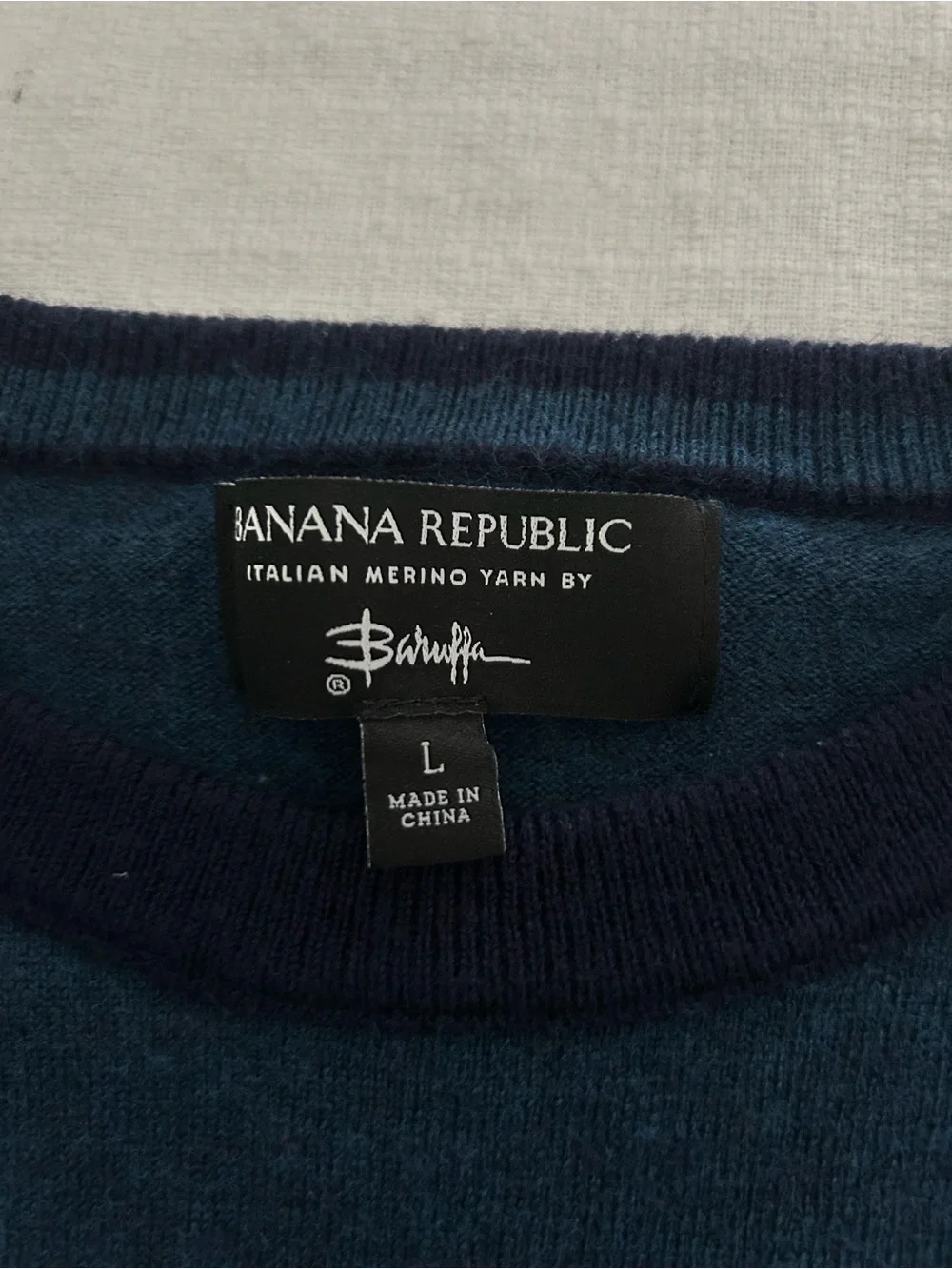 Banana Republic Baruffa Merino Wool Sweater Fits Men XS / Women S-M